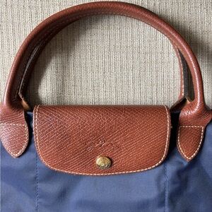 Longchamp Brown and Blue Women's Bag
